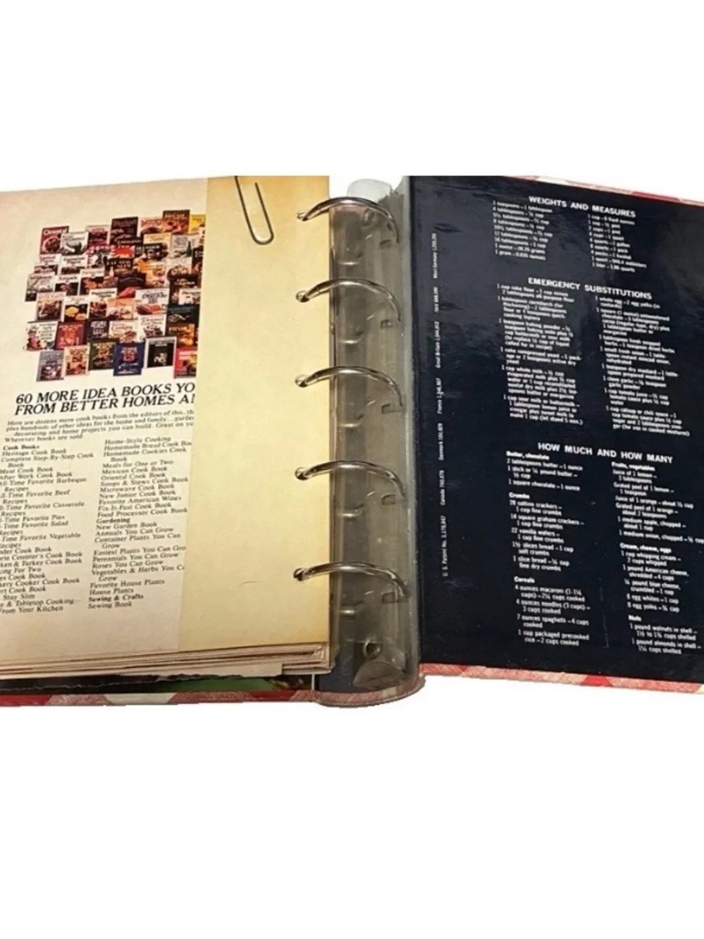 Vintage 1976 Better Homes and Gardens NEW COOK BOOK Binder Style
